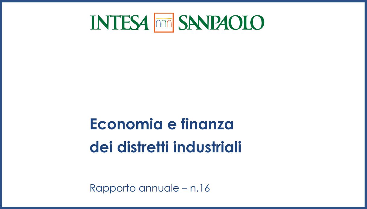 16° Rapporto Economia e finanza dei distretti industriali (copertina)