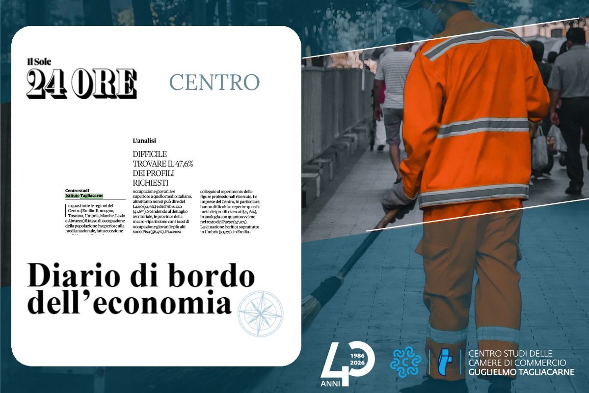 Screenshot del titolo dell'articolo con foto di un lavoratore sullo sfondo